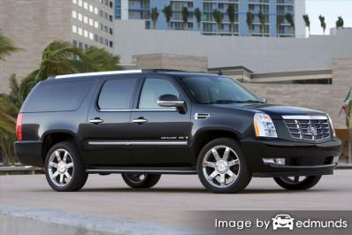 Insurance rates Cadillac Escalade ESV in Detroit