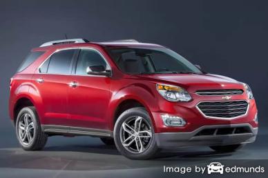 Insurance rates Chevy Equinox in Detroit