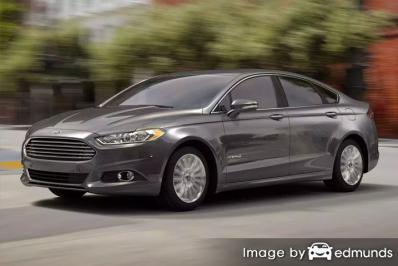 Insurance rates Ford Fusion Hybrid in Detroit