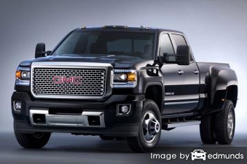 Insurance rates GMC Sierra 3500HD in Detroit