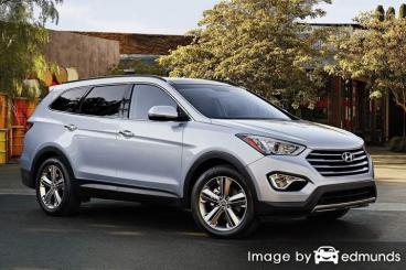 Insurance quote for Hyundai Santa Fe in Detroit