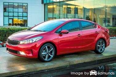 Insurance rates Kia Forte in Detroit