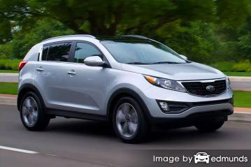 Insurance quote for Kia Sportage in Detroit