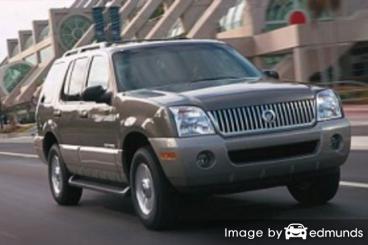 Insurance rates Mercury Mountaineer in Detroit