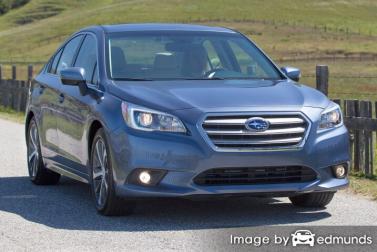 Insurance rates Subaru Legacy in Detroit